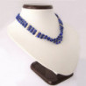 Necklace "Lapis lazuli Teardrops"