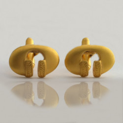 "Precolombian" Gold-plated  Cufflinks