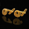 "Precolombian" Gold-plated  Cufflinks