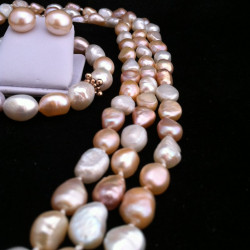 PINK SUNSET-Cultured Pearls