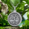 Ciondolo funebre "Oak Tree" in argento sterling