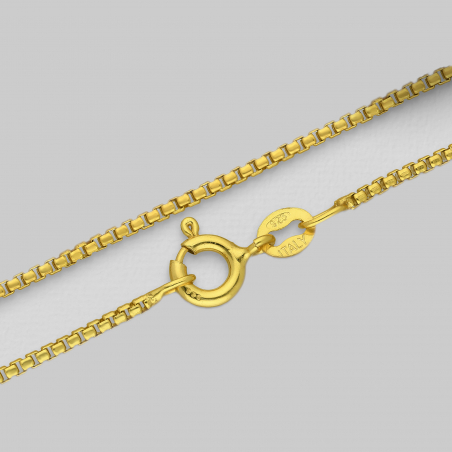 "Veneciana Caja" dorada cadena