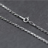 Twisted Rope 925 oxidized antiqued Sterling Silver Chain Necklace