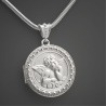 "Ange de Raphaël" pendentif porte-photo en argent sterling 925 massif