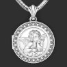"Ange de Raphaël" pendentif porte-photo en argent sterling 925 massif