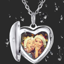waterproof Photo  Adjustment, Printing and Installation in the Locket Pendant
